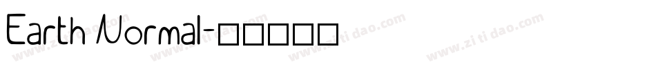 Earth Normal字体转换